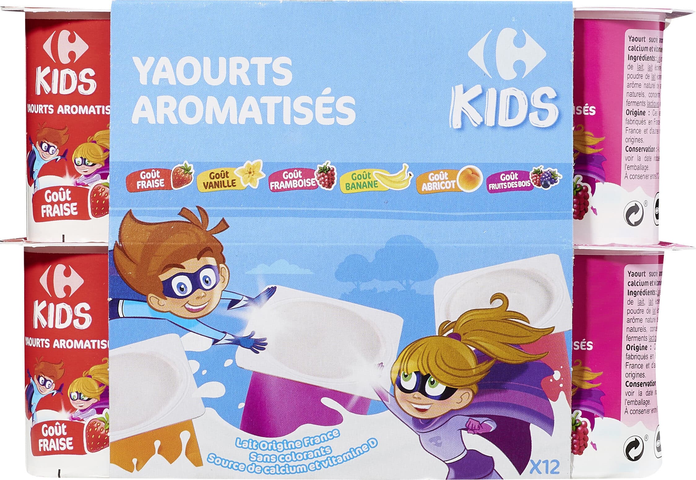 Carrefour Yaourts aromatisés packshot