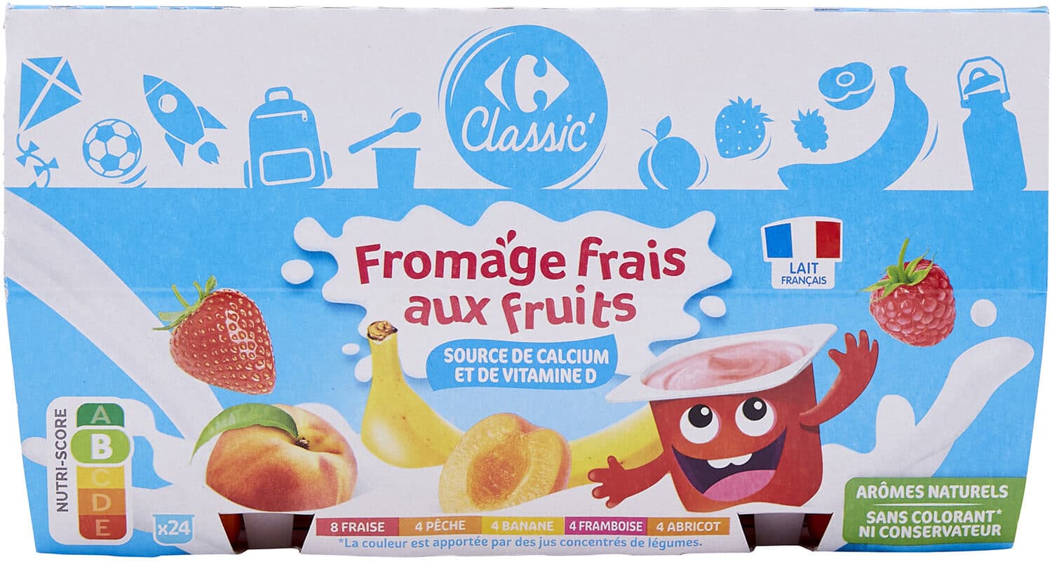 Carrefour Fromage frais aux fruits packshot