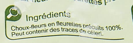 Carrefour Précuits vapeur Choux-fleurs en fleurettes packshot