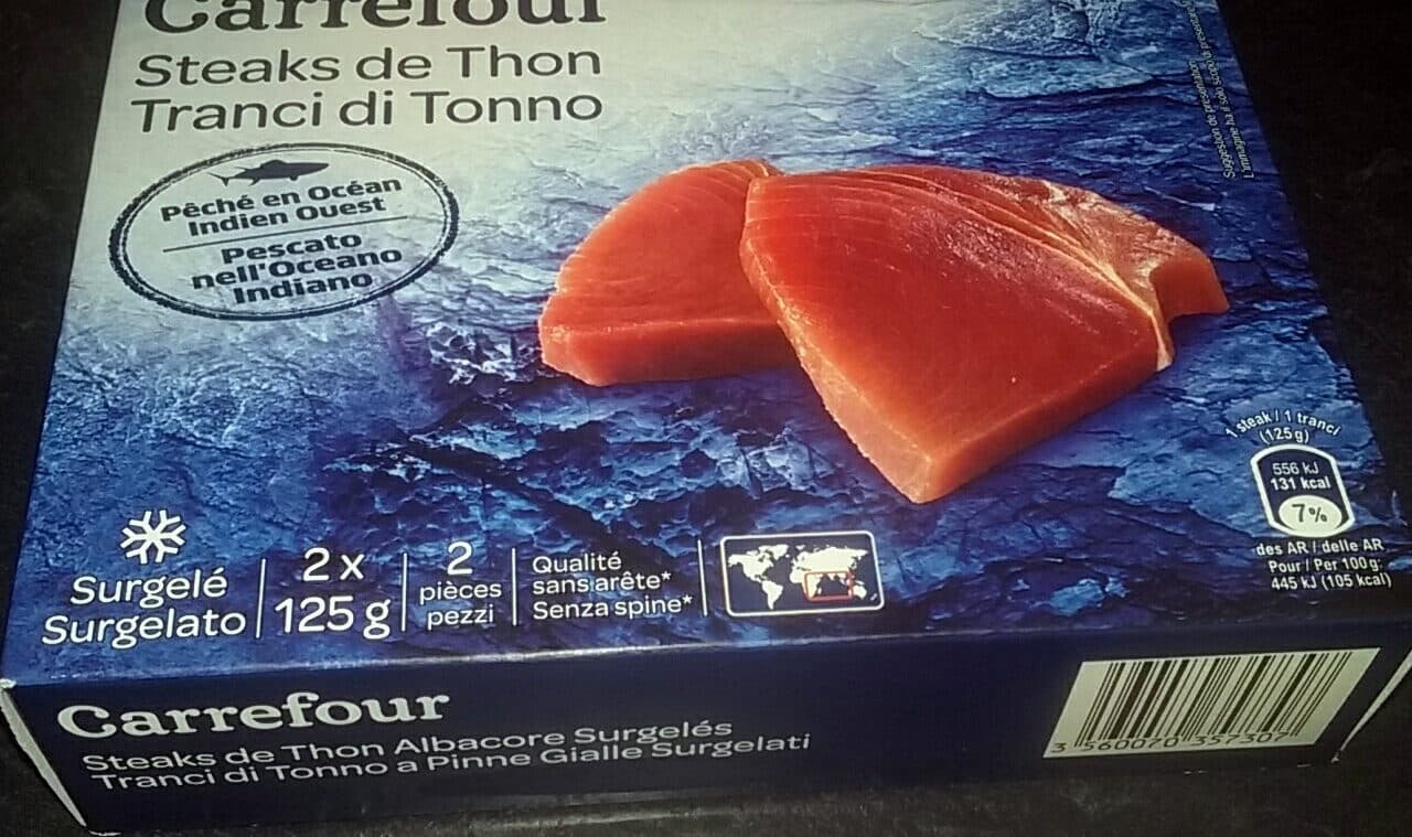 Carrefour Extra 2 portions de THON ALBACORE packshot