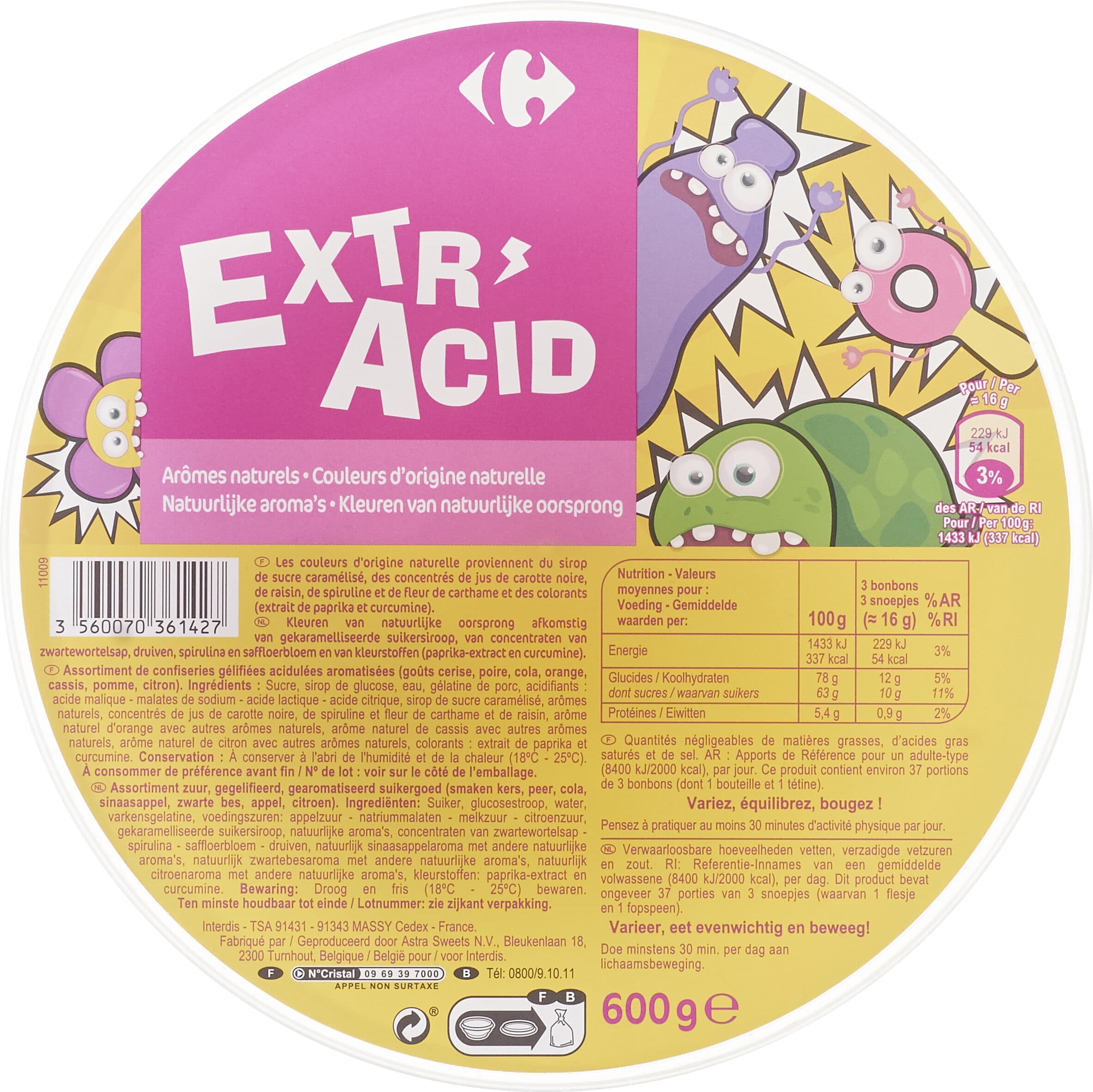 Carrefour mix ACID packshot