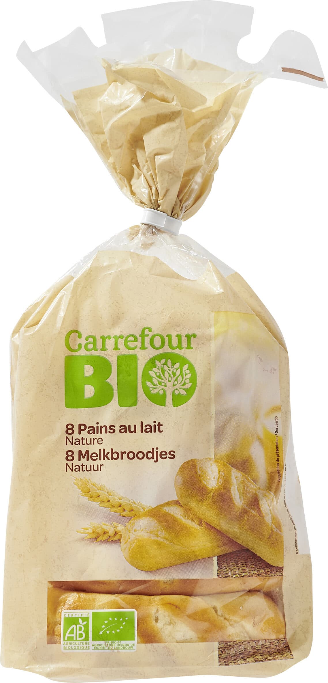 Carrefour BIO 8 Pains au lait packshot