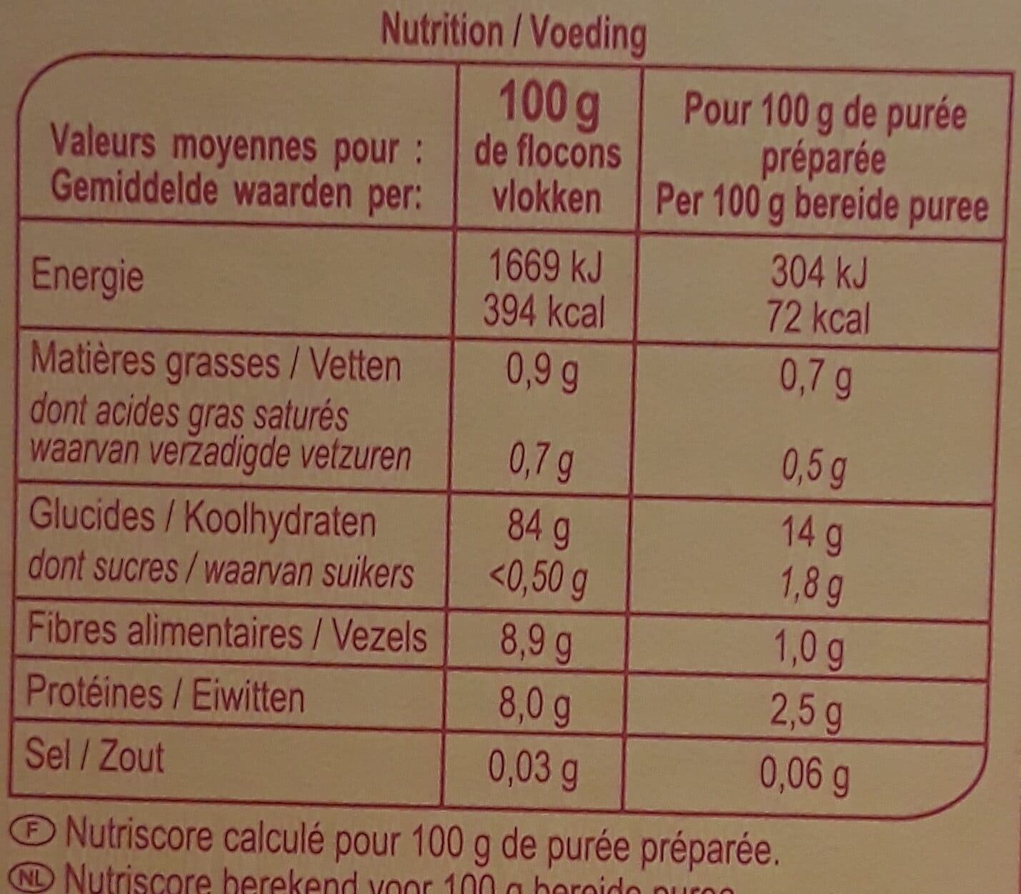 Carrefour Purée nature packshot