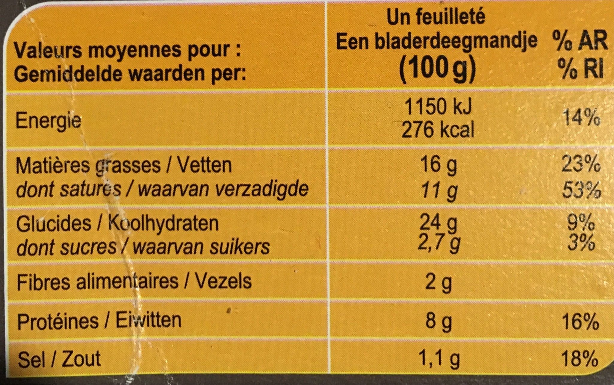 Carrefour Paniers feuilletés Deux Saumons packshot
