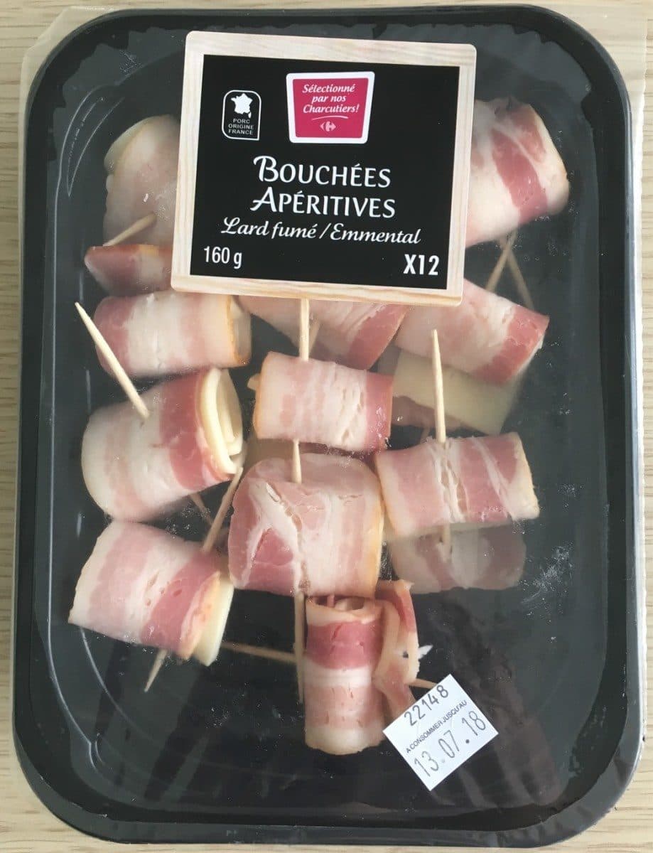 Carrefour Cocktail Bacon EMMENTAL packshot