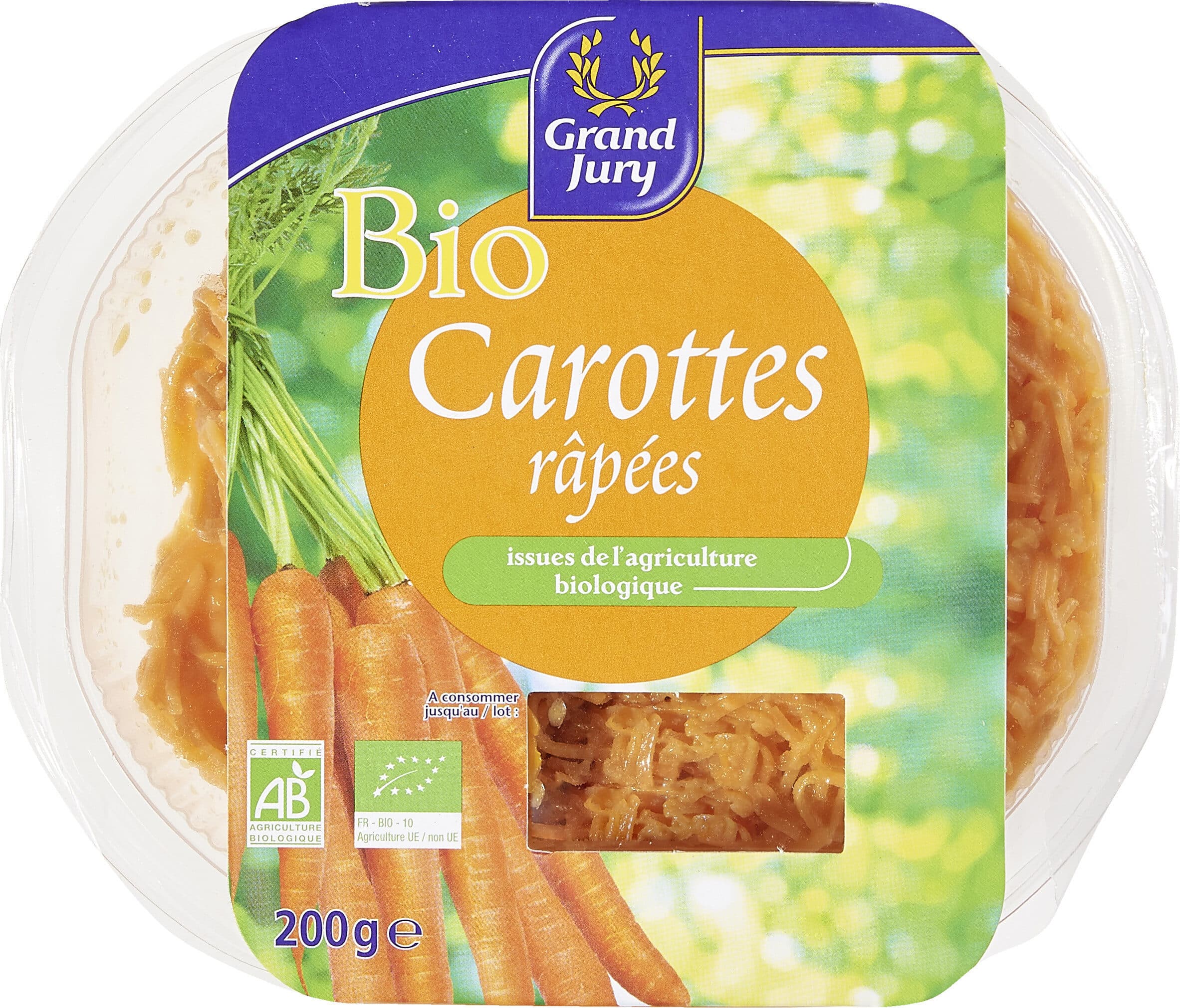 Grand Jury Carottes râpées bio packshot
