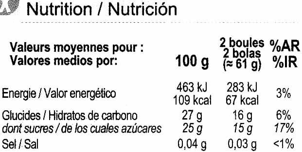 Carrefour Sorbete de manzana packshot