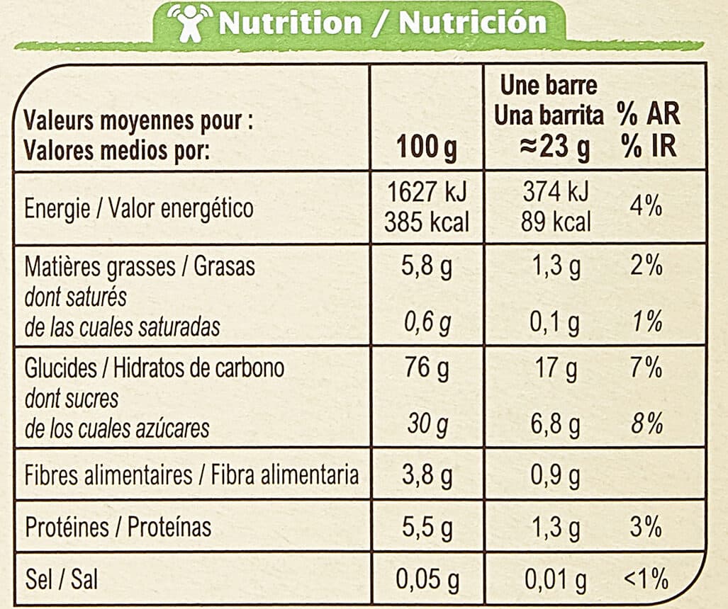 Carrefour BIO Barres céréalières aux fraises lyophilisées BIO packshot