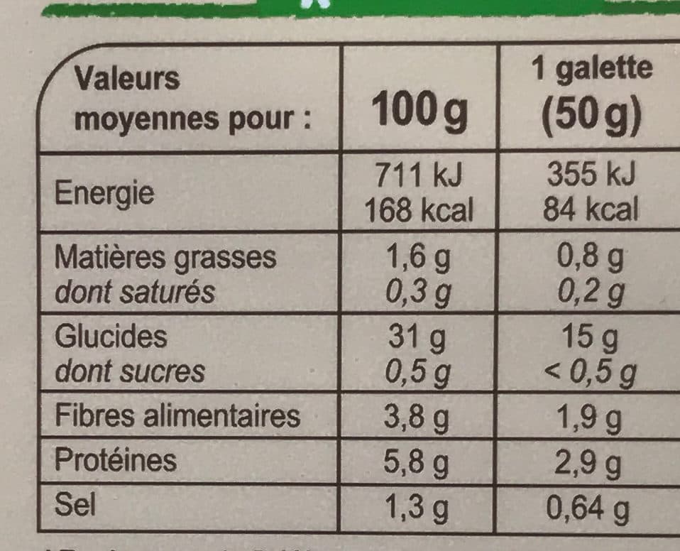 Carrefour BIO 4 Galettes de blé noir packshot