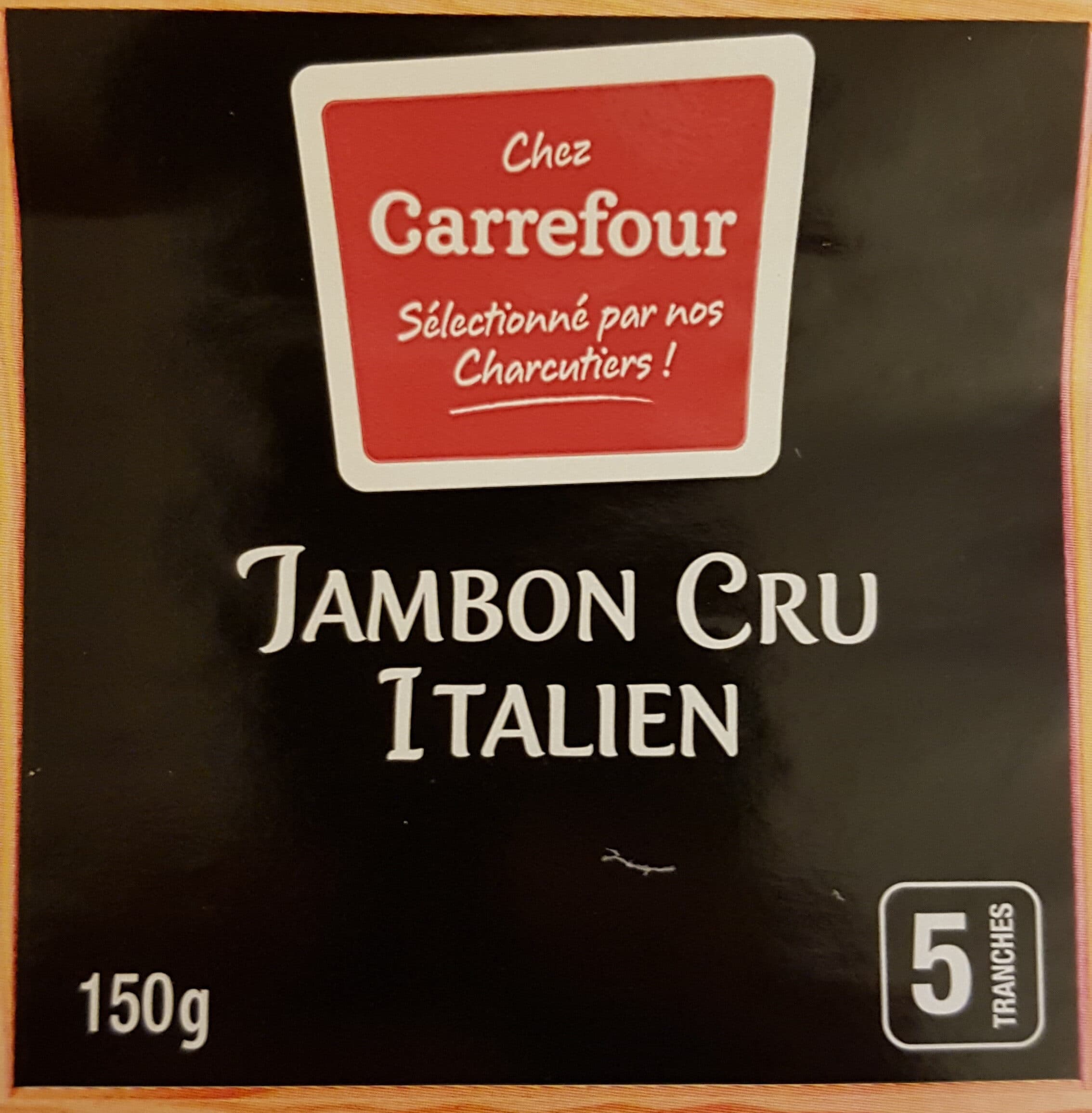 Carrefour Jambon cru À L'ITALIENNE packshot