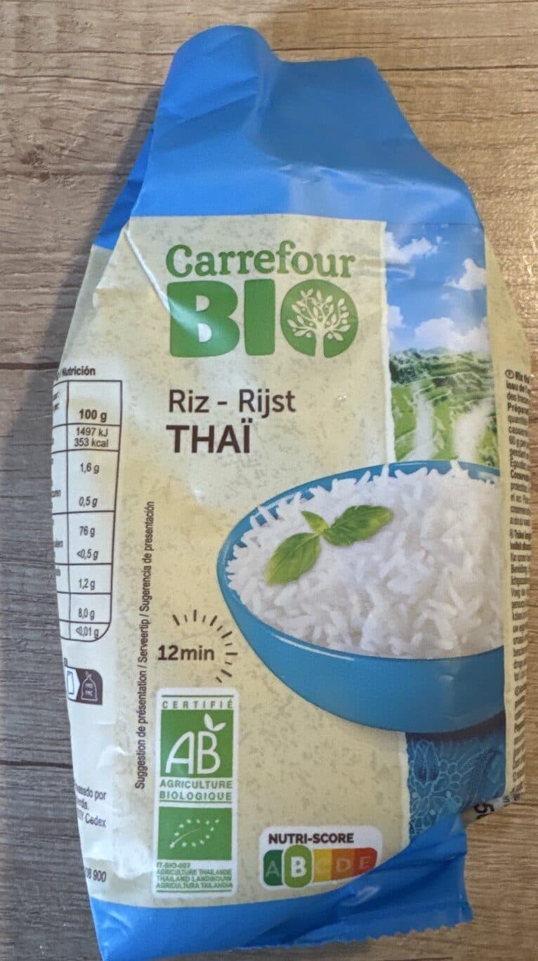 Carrefour BIO Riz Thaï packshot