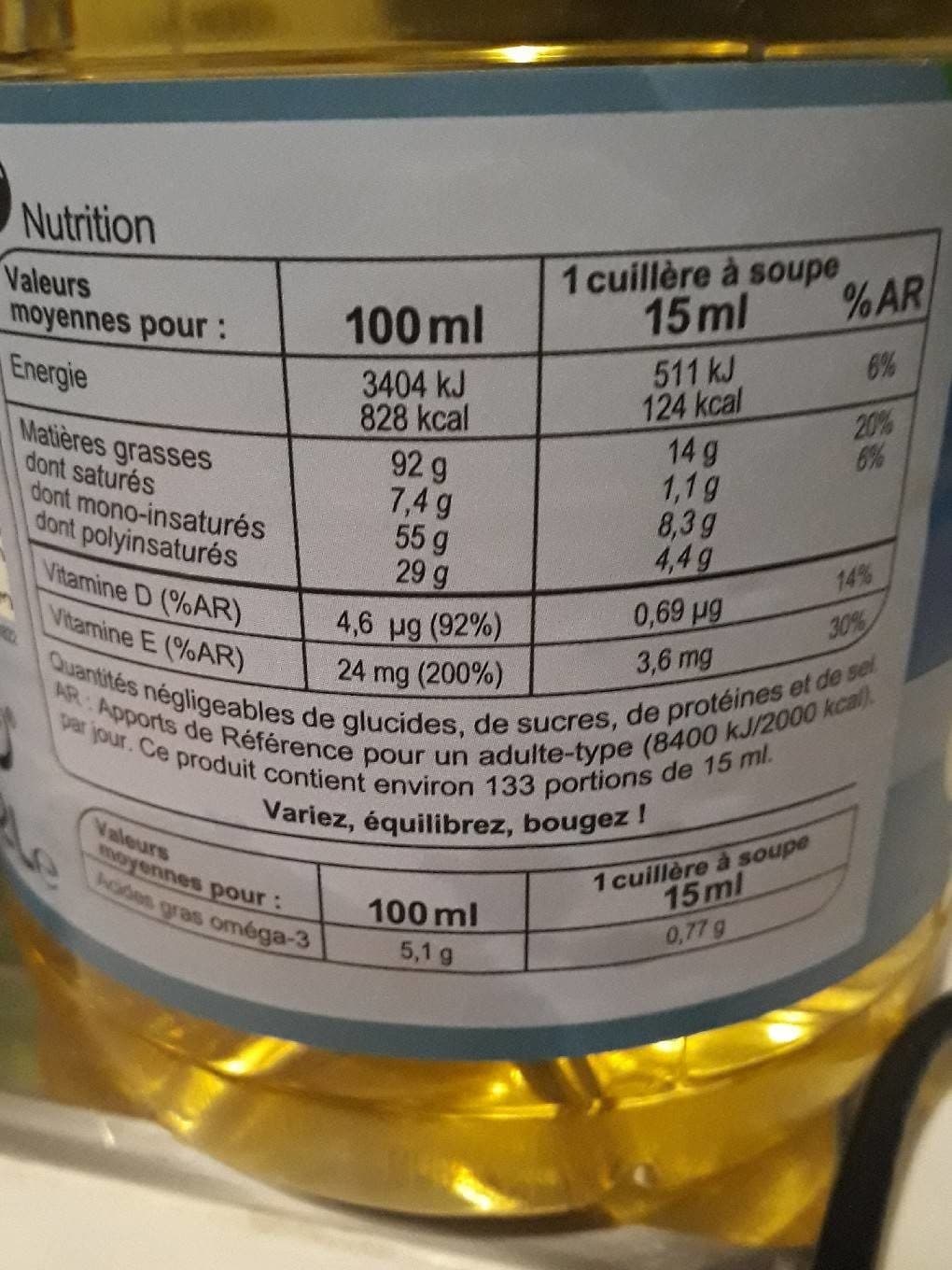 Carrefour Mélange 4 huiles packshot