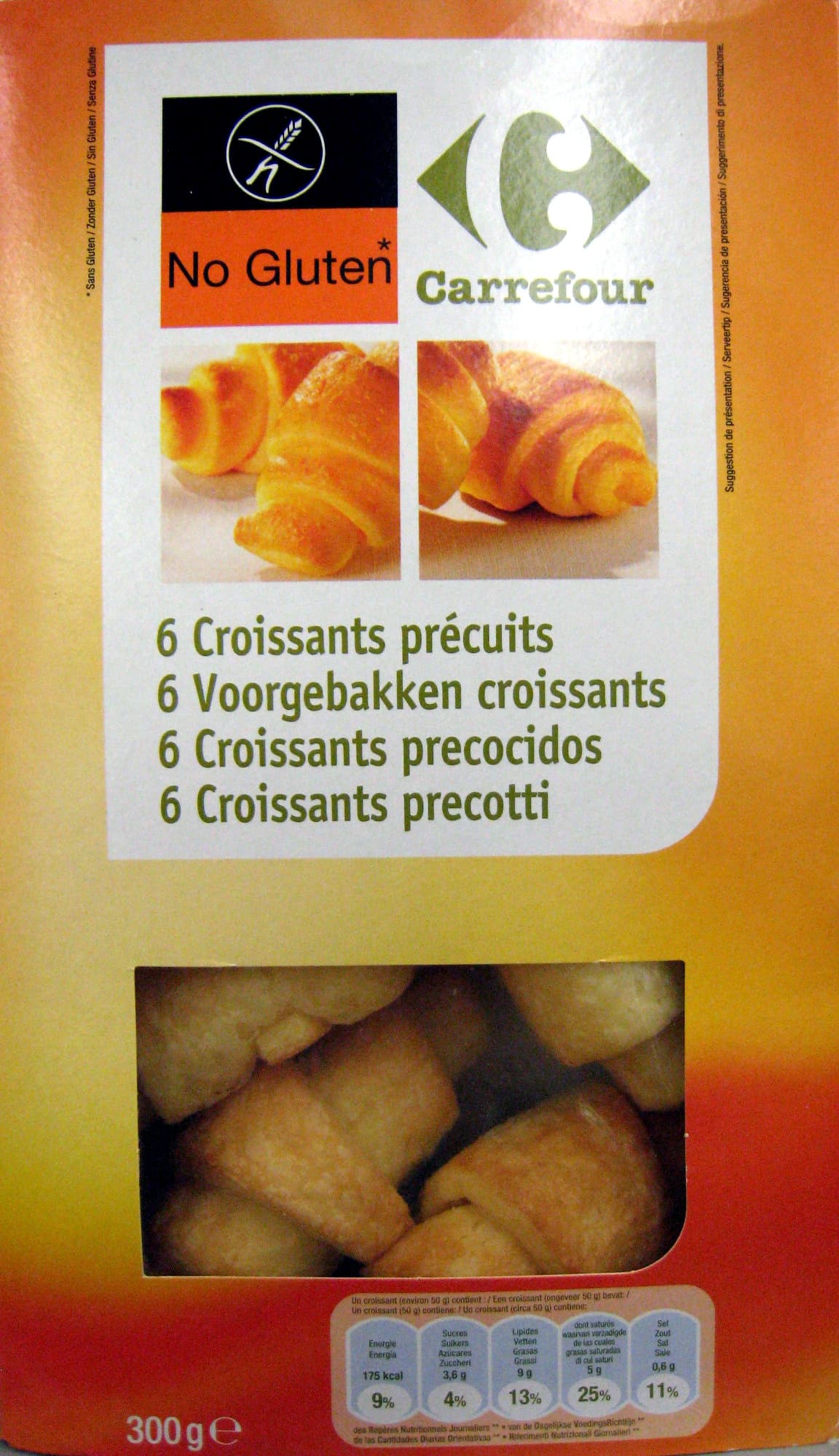 Carrefour Croissant sin gluten packshot