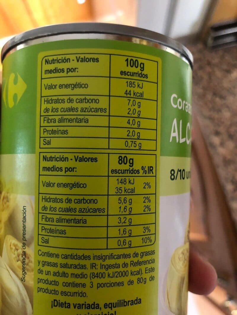Carrefour Cœurs d'artichaut packshot