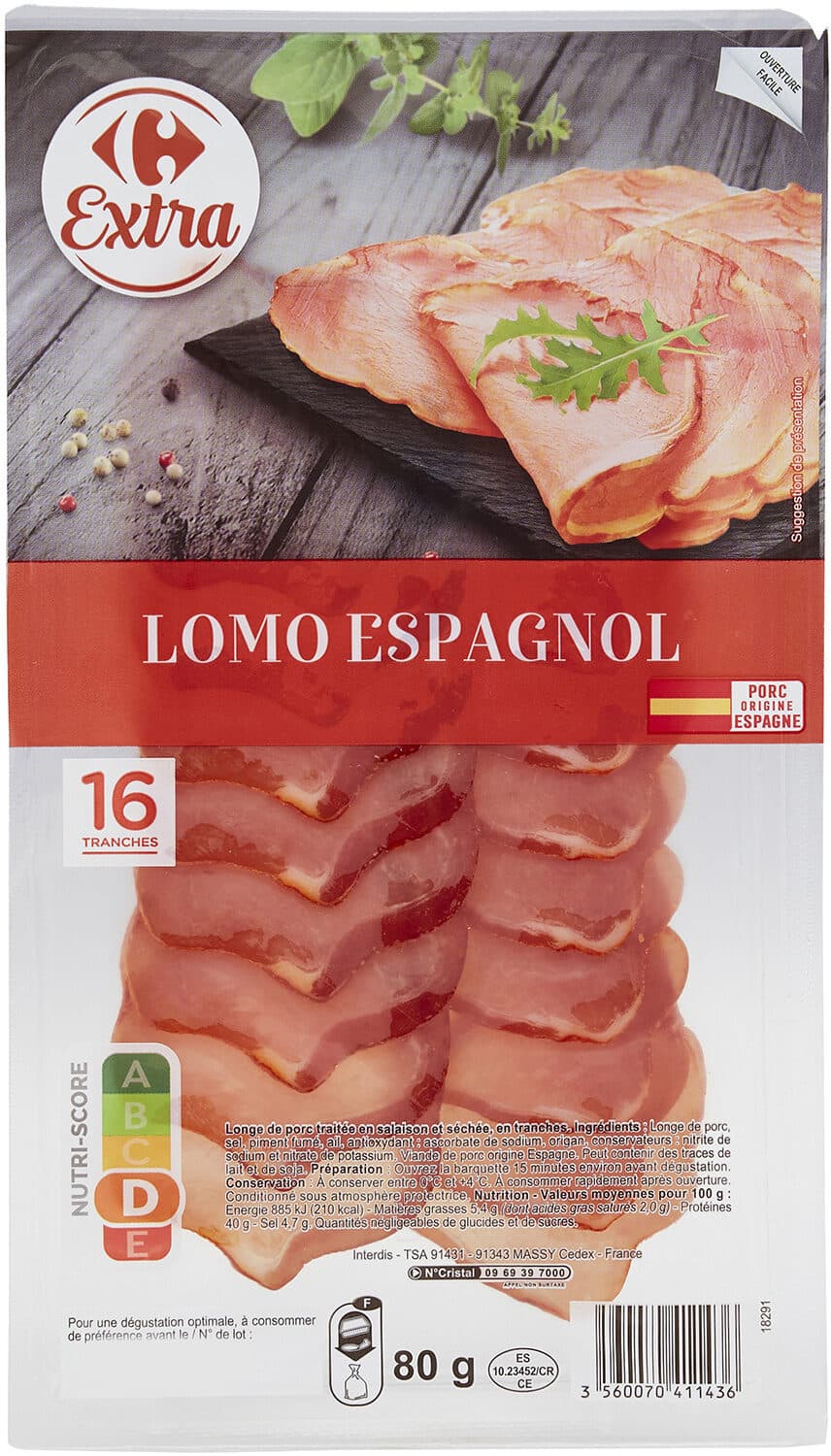 Carrefour Lomo packshot