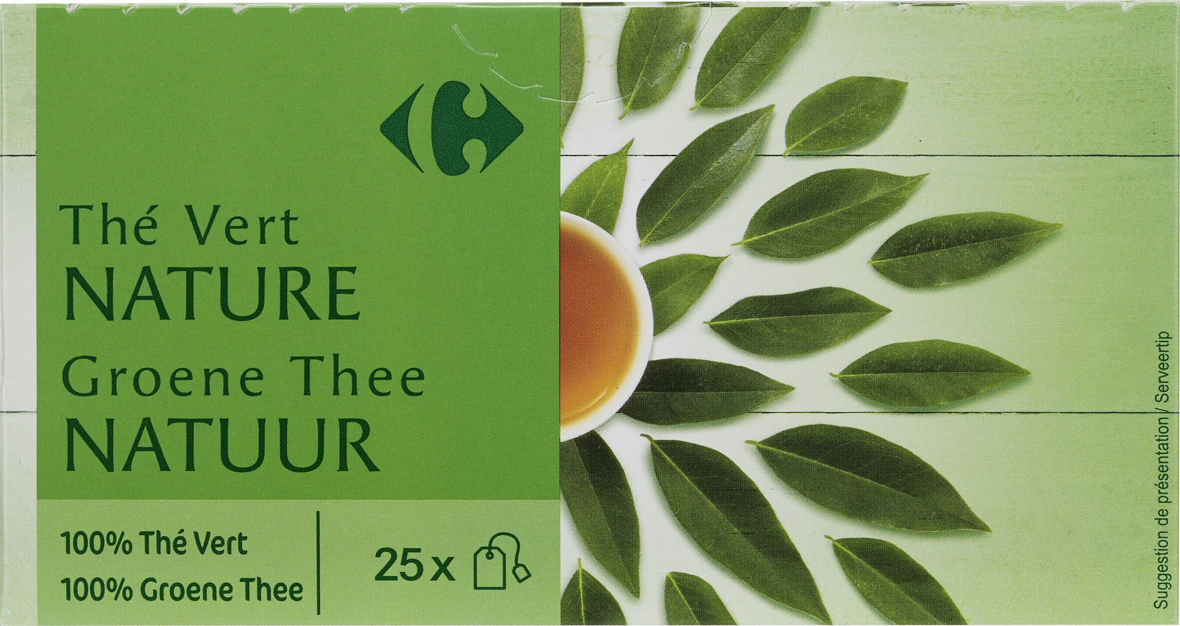 Carrefour Thé vert nature packshot