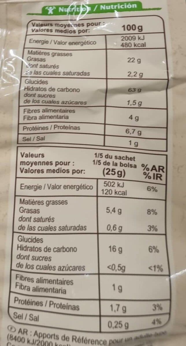 Carrefour BIO Tortilla chips classic packshot