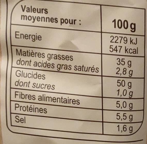 Carrefour Chips À l'Ancienne Saveur Moutarde packshot