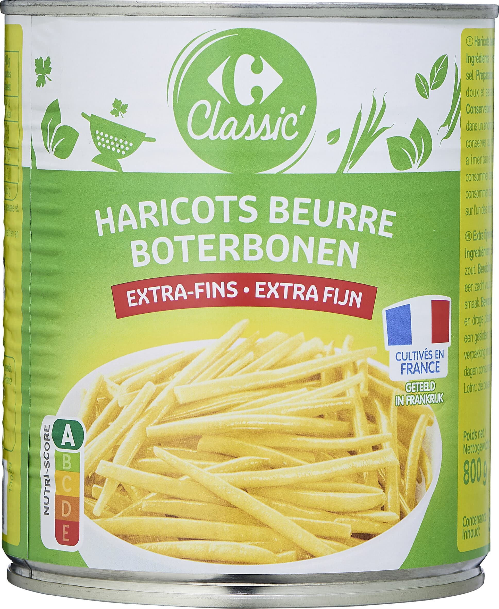 Carrefour Haricots beurre Extra-fins packshot