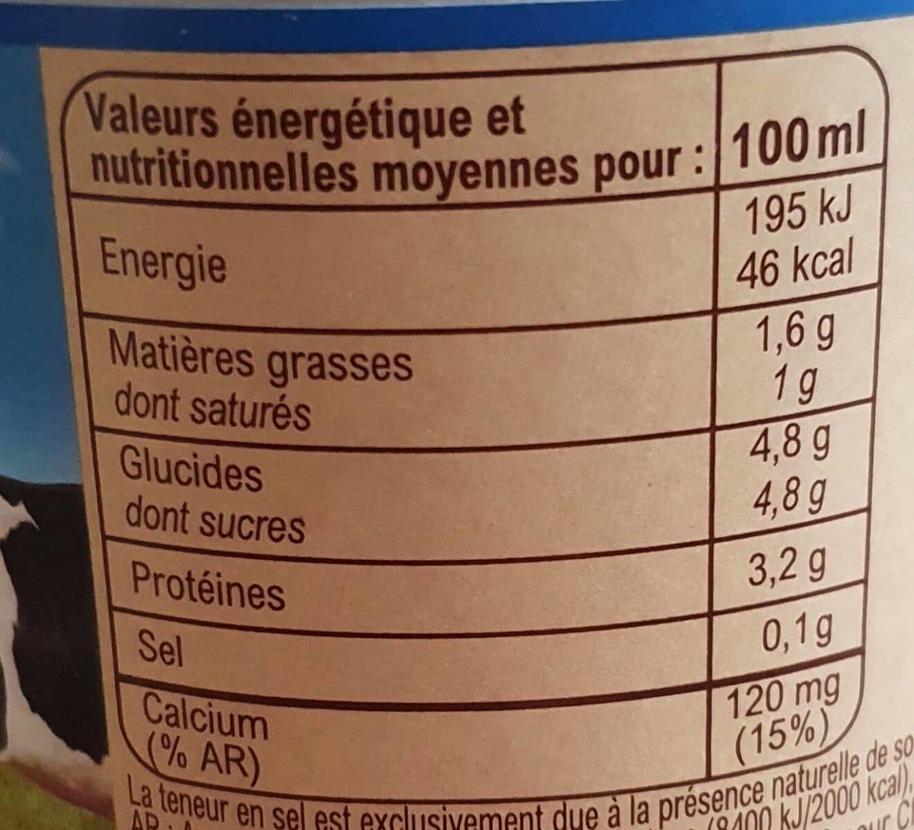 Carrefour BIO Lait DEMI-ECREME Stérilisé UHT packshot