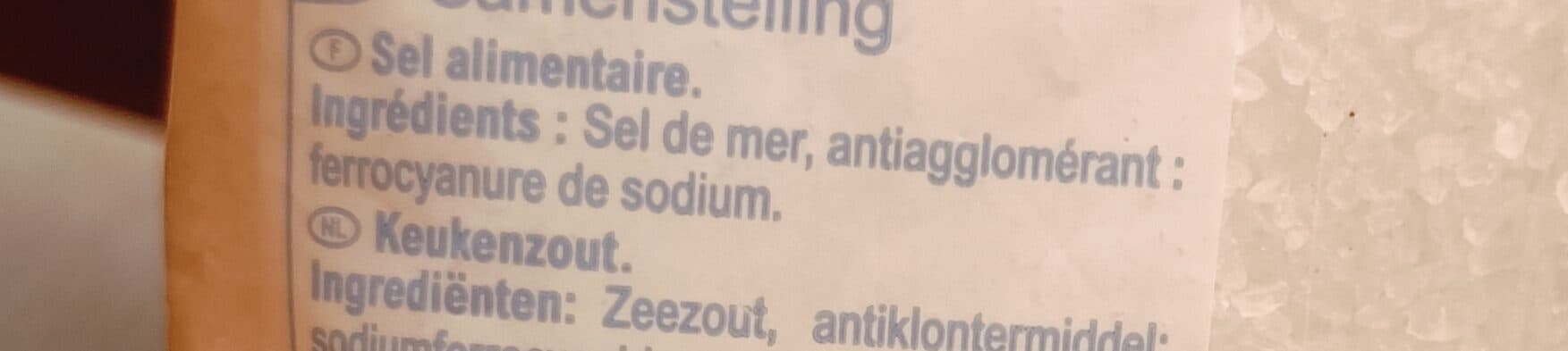Carrefour Gros sel de mer packshot
