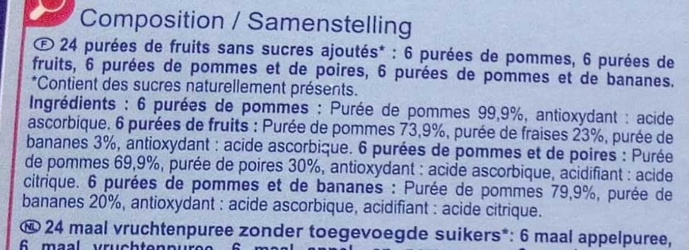 Carrefour kids Gourdes aux fruits Pomme packshot