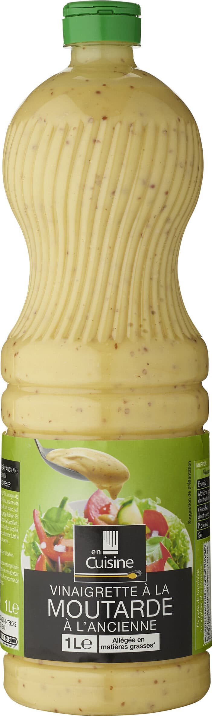 Carrefour Vinaigrette à la moutarde à l'ancienne packshot