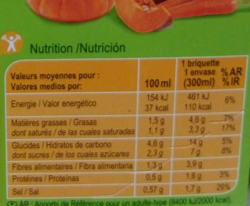 Carrefour Velouté Potiron packshot