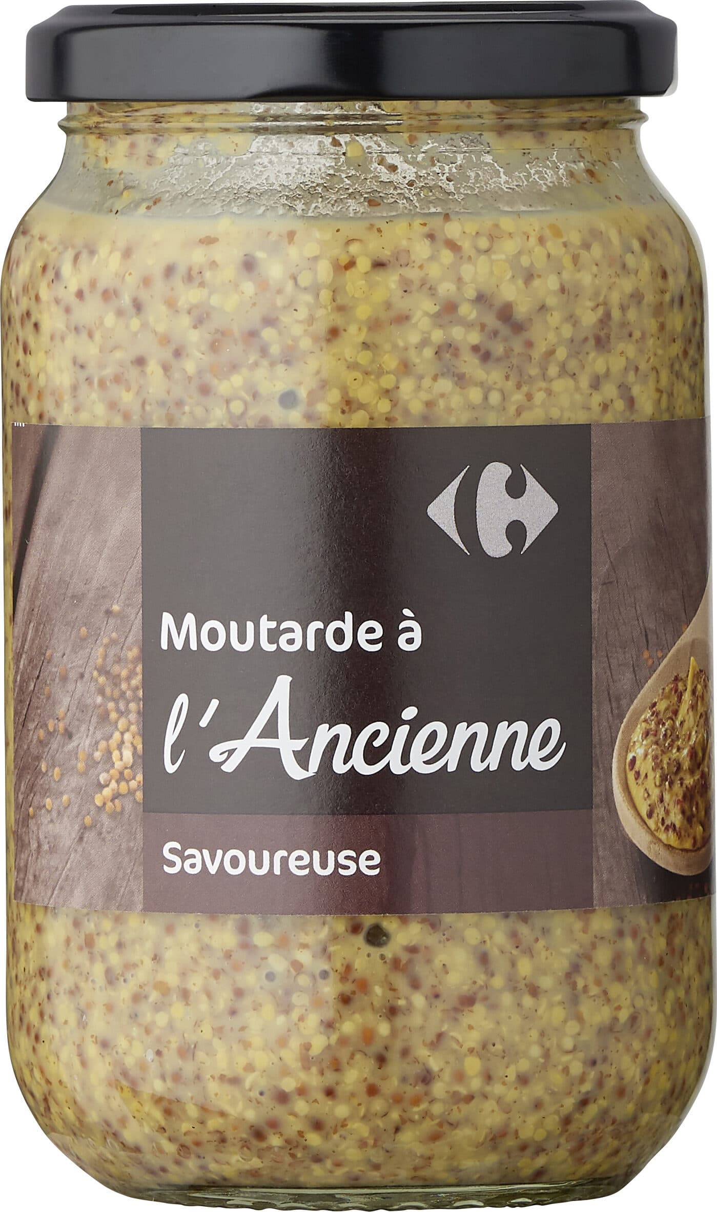 Carrefour Moutarde à l'ancienne packshot