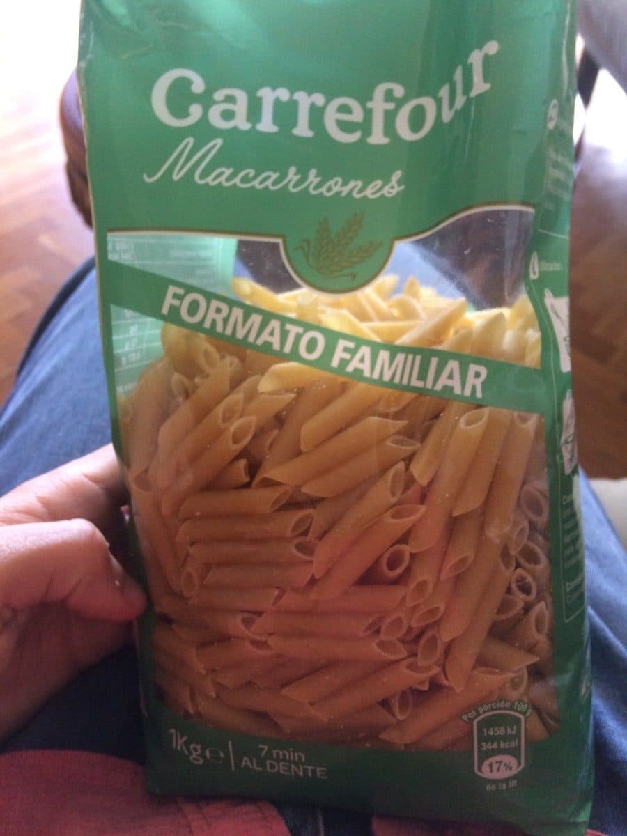 Carrefour Macarrónes packshot