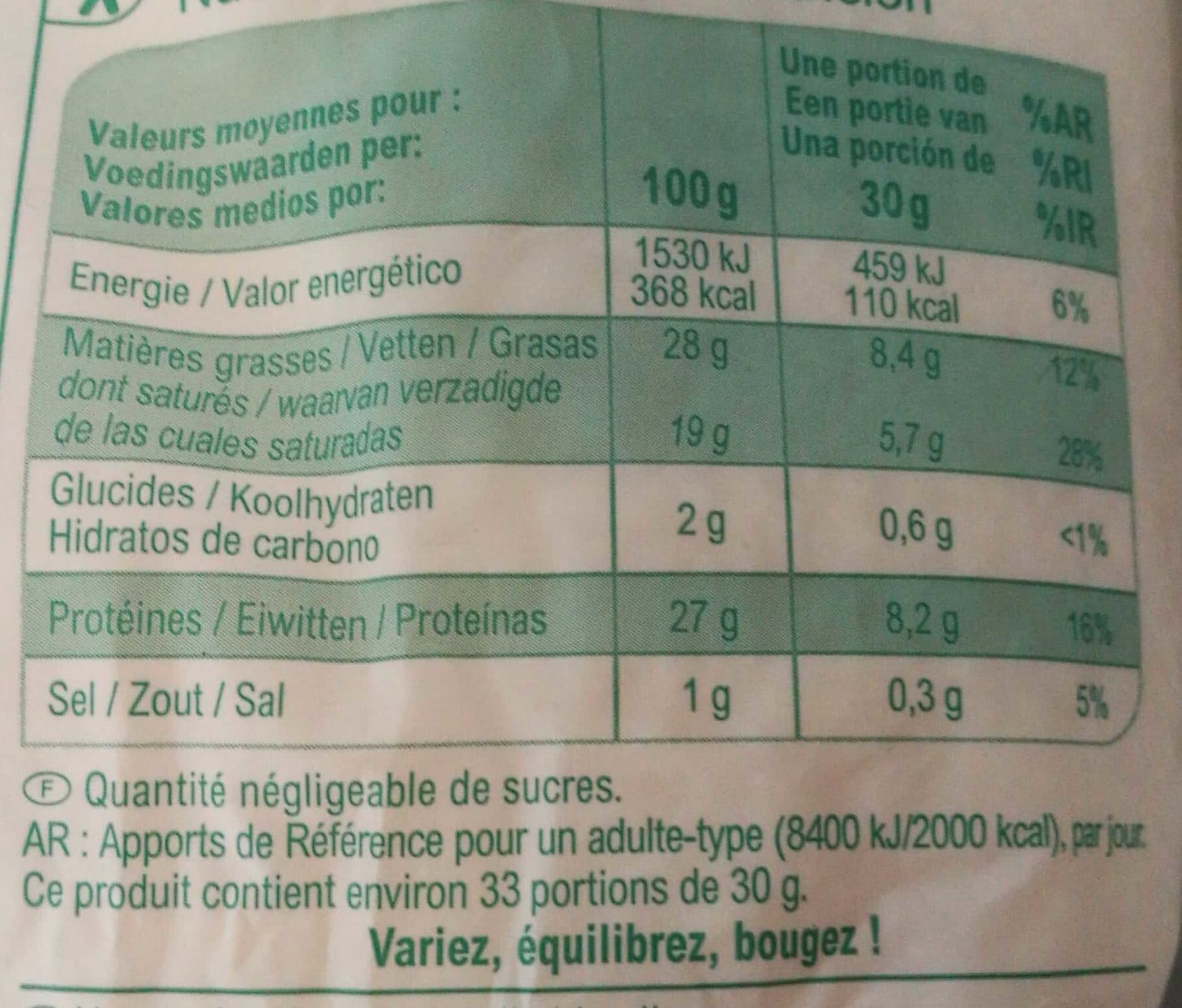Carrefour Emmental Râpé packshot