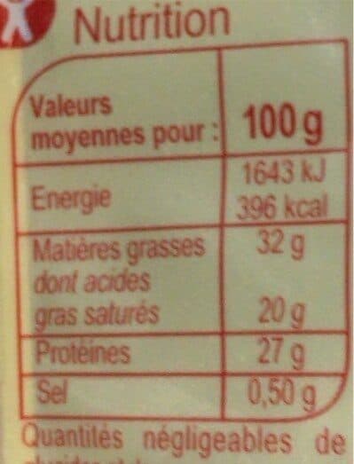 Carrefour Emmental Français Est-Central Grand Cru au Lait Cru packshot