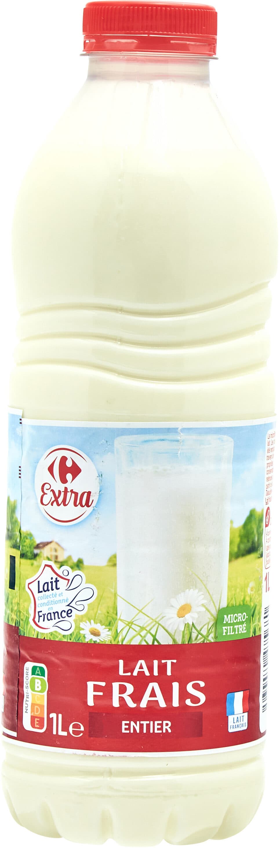 Carrefour Lait frais ENTIER packshot