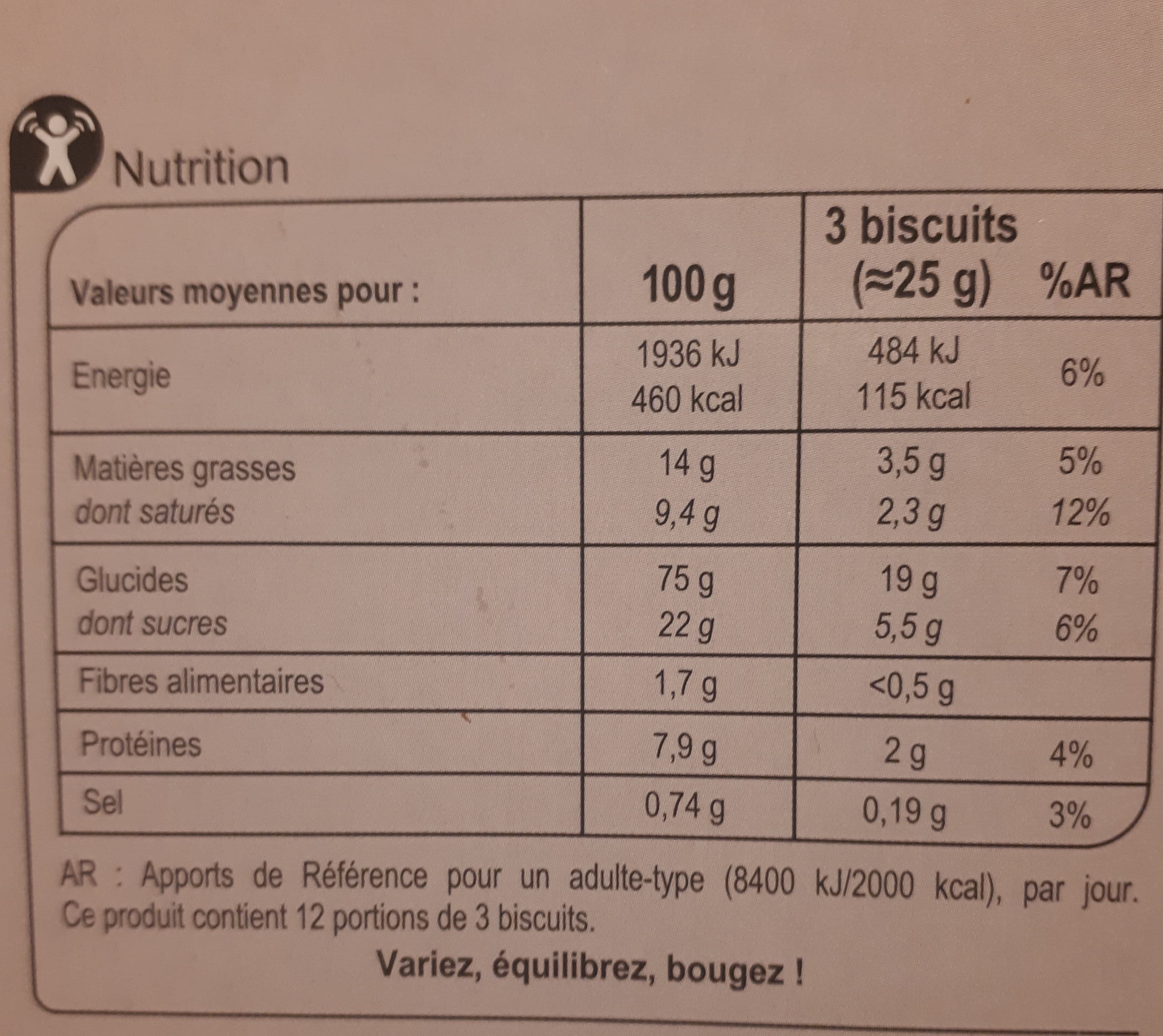 Carrefour Petit beurre pocket packshot