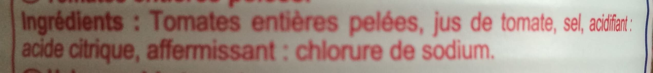 Carrefour Tomates entières packshot