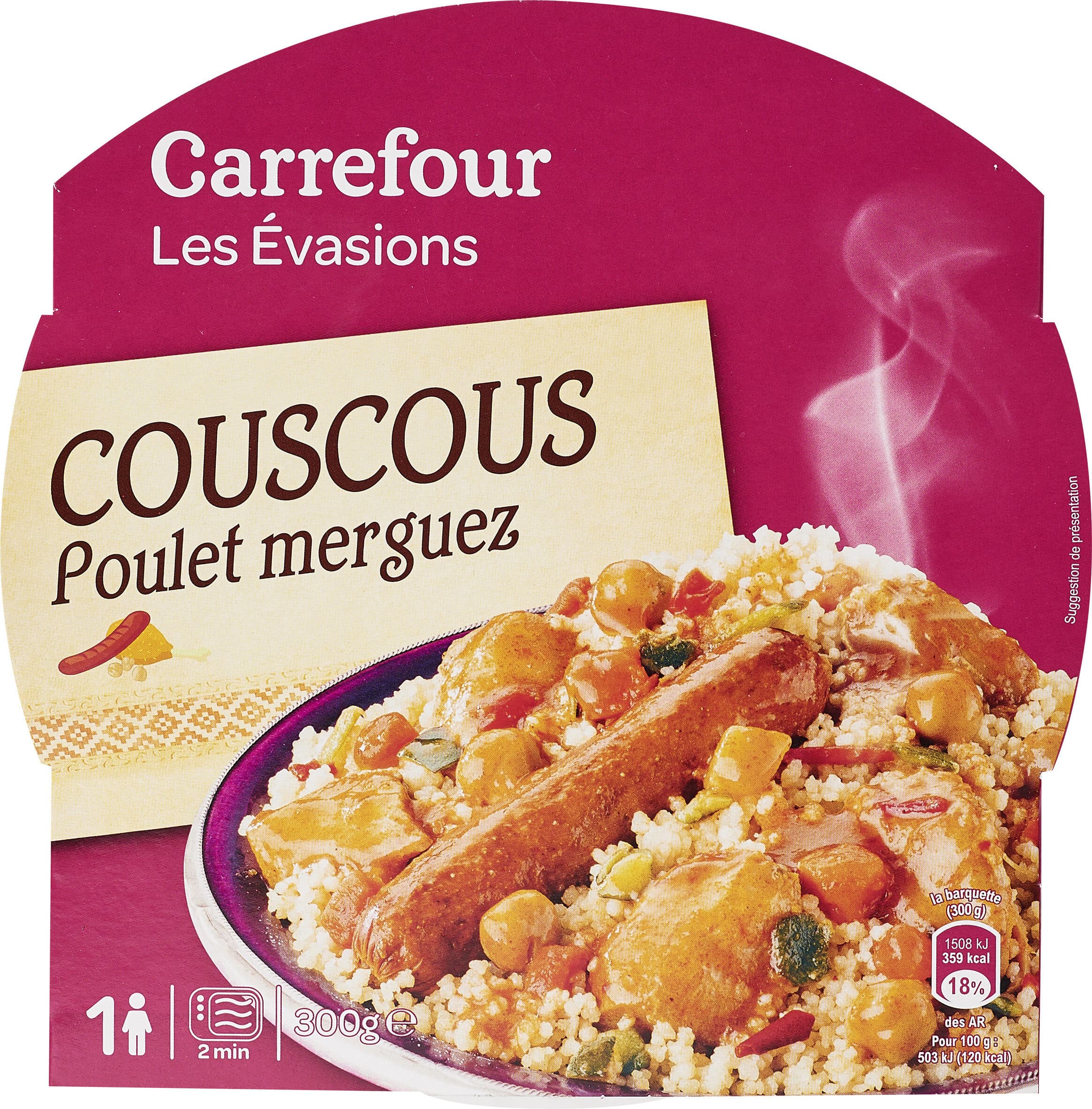Carrefour Couscous Poulet Merguez packshot