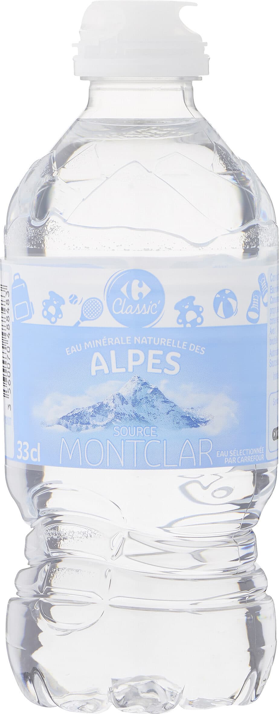 Carrefour Eau minérale naturelle des alpes packshot