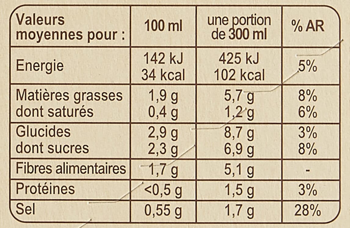 Carrefour BIO Velouté de légumes saveur du Sud packshot