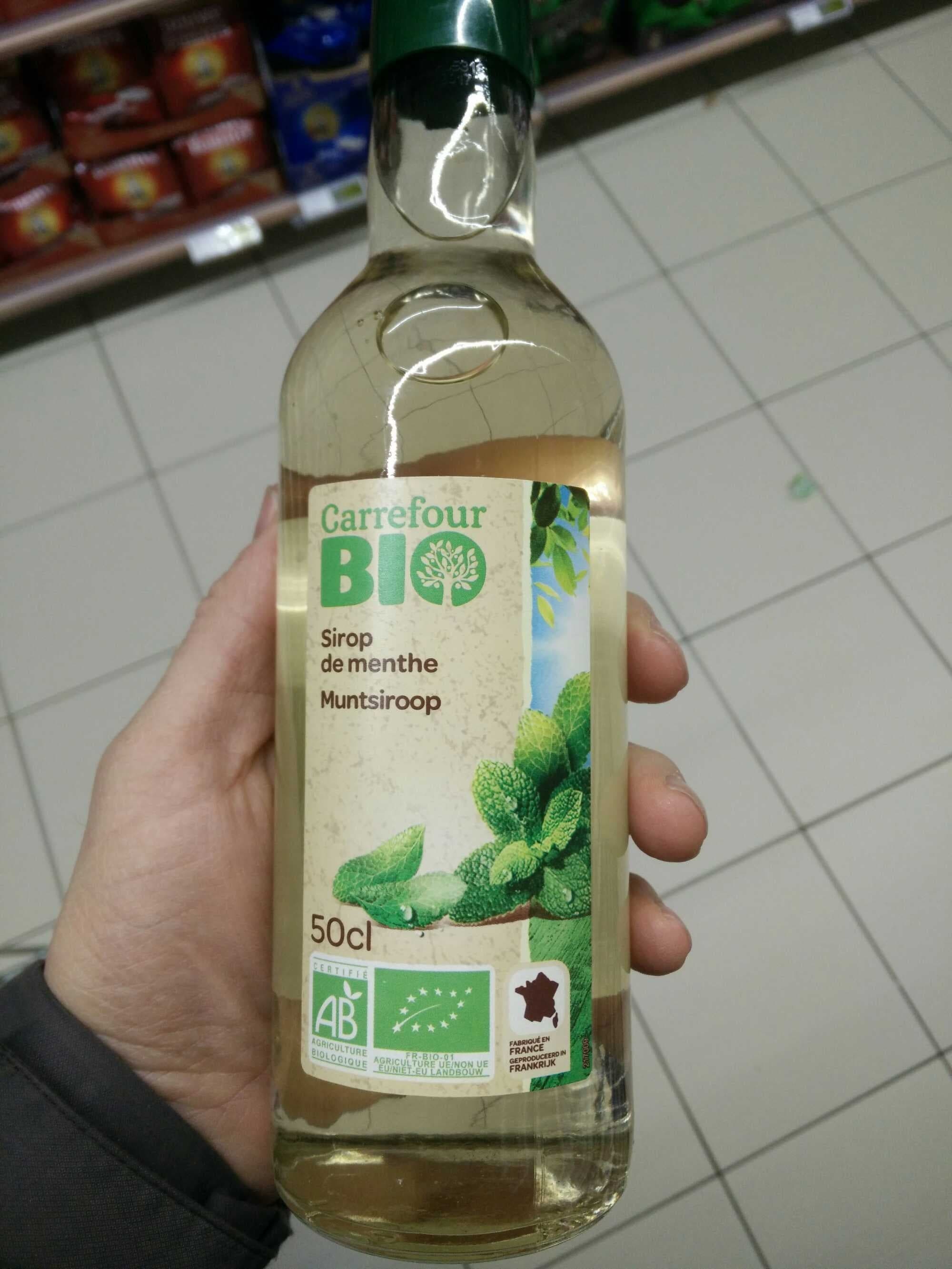Carrefour BIO Sirop de menthe packshot