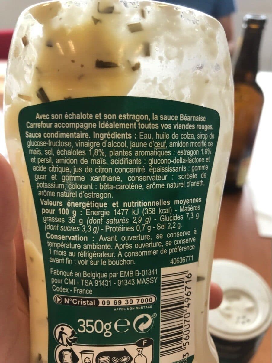Carrefour Sauce Bearnaise packshot