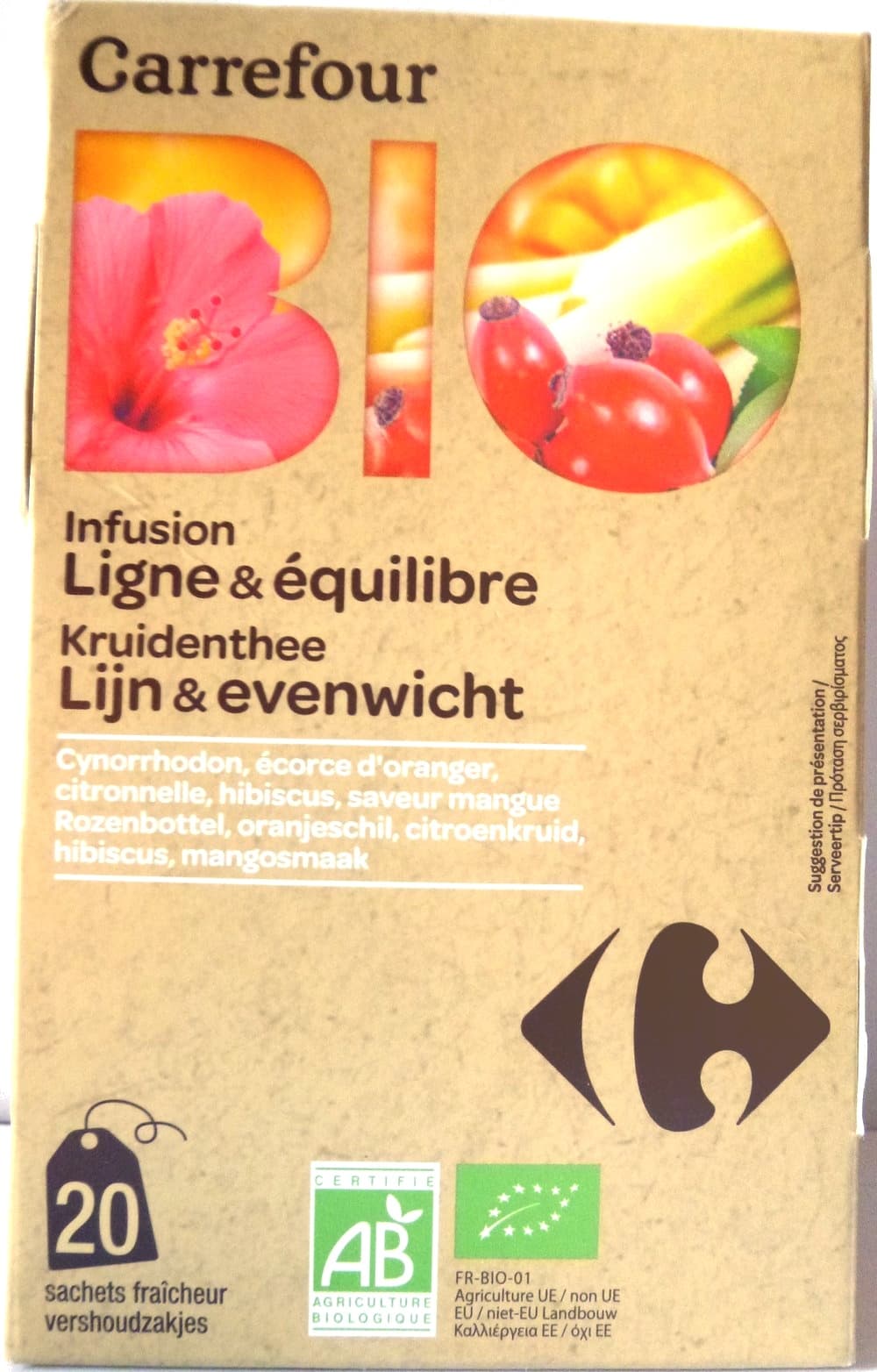 Carrefour Infusion Ligne & équibre packshot