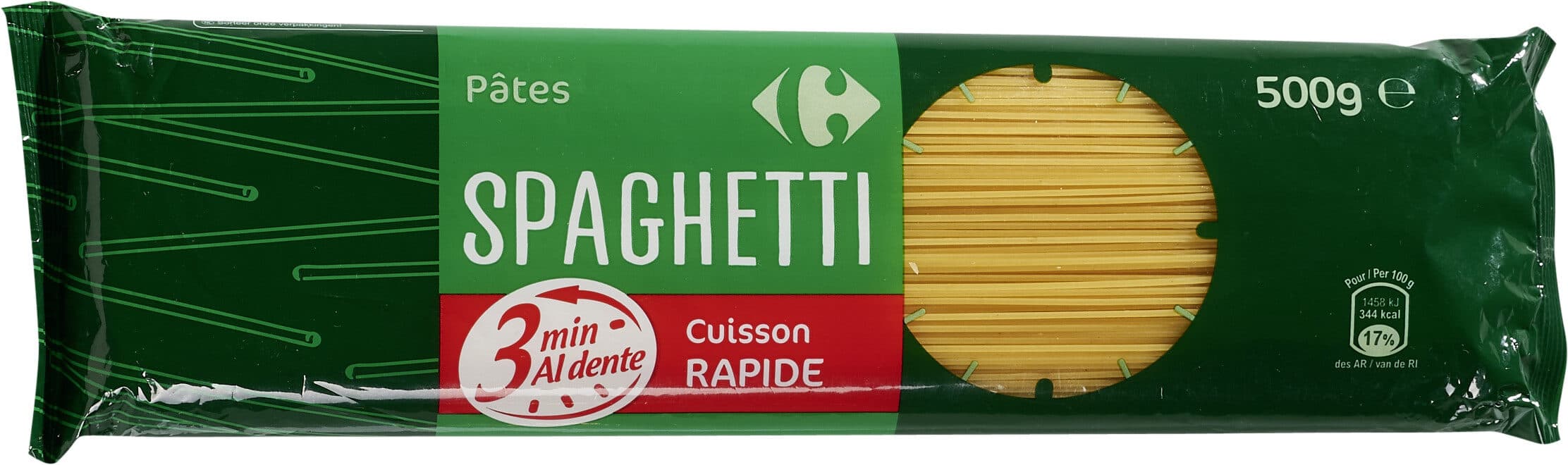 Carrefour Pâtes Spaghetti packshot