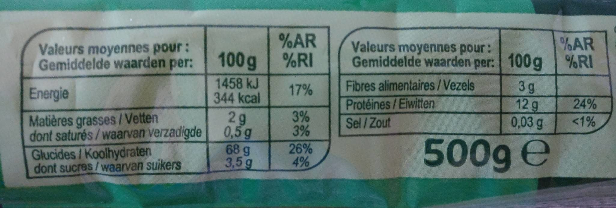 Carrefour Pâtes Spaghetti packshot