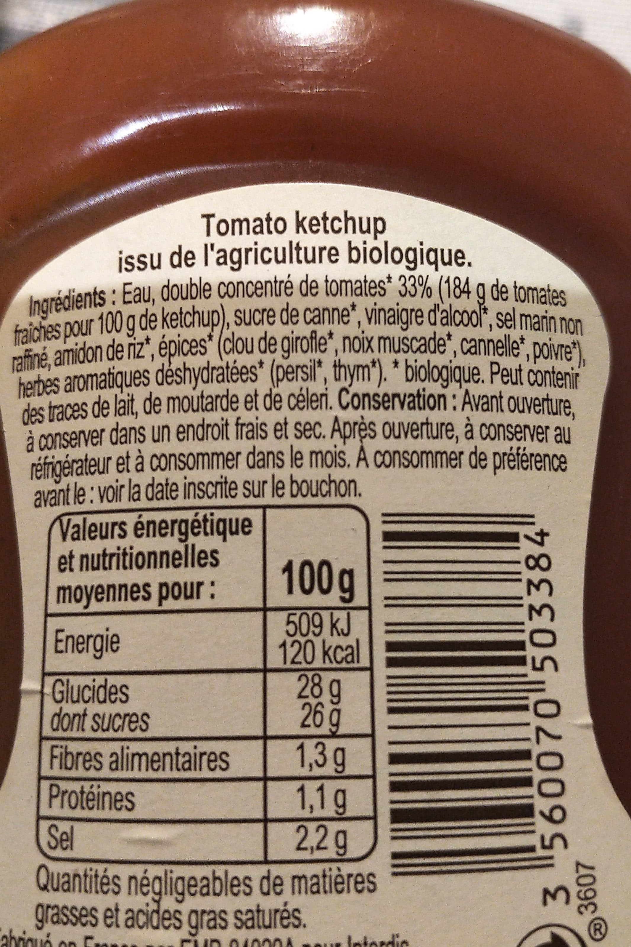 Carrefour BIO Ketchup packshot