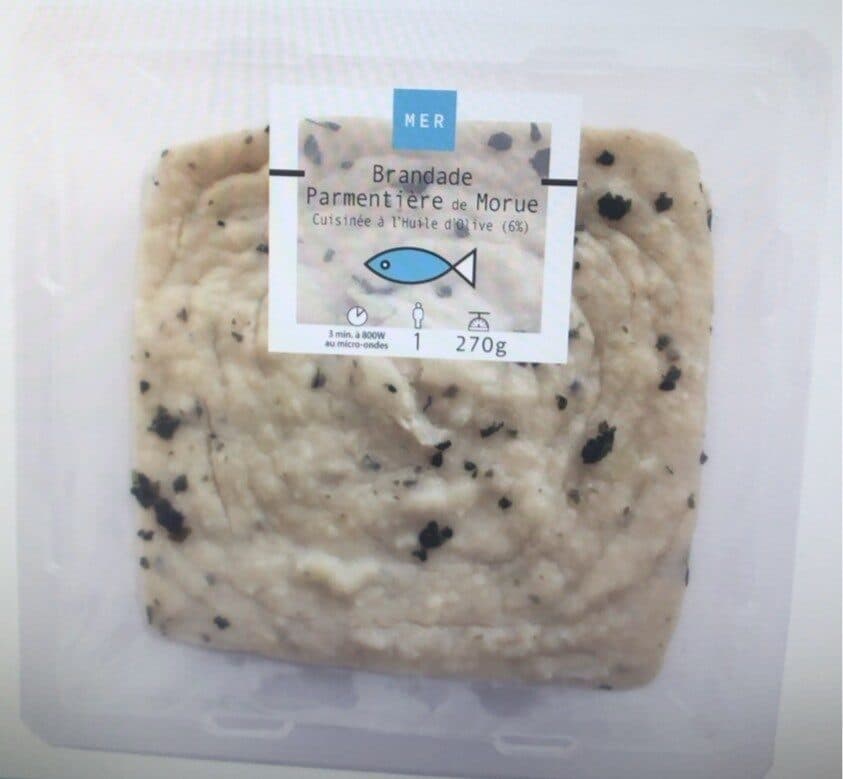 Carrefour Brandade parmentière de morue packshot