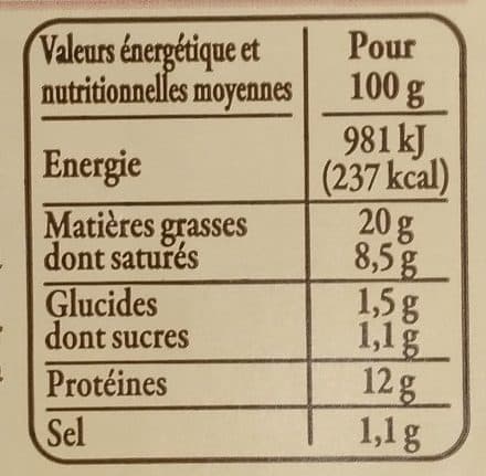 Reflets de France Boudin blanc de Rethel packshot