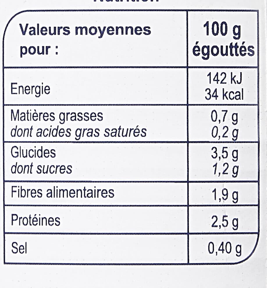 Carrefour Coeurs de palmiers packshot