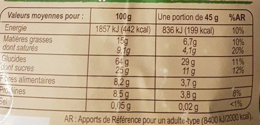 Carrefour BIO Muesli croustillant chocolat packshot