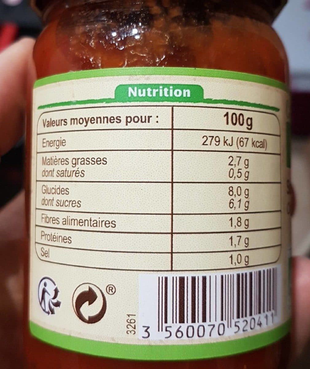 Carrefour Sauce tomate au basilic packshot