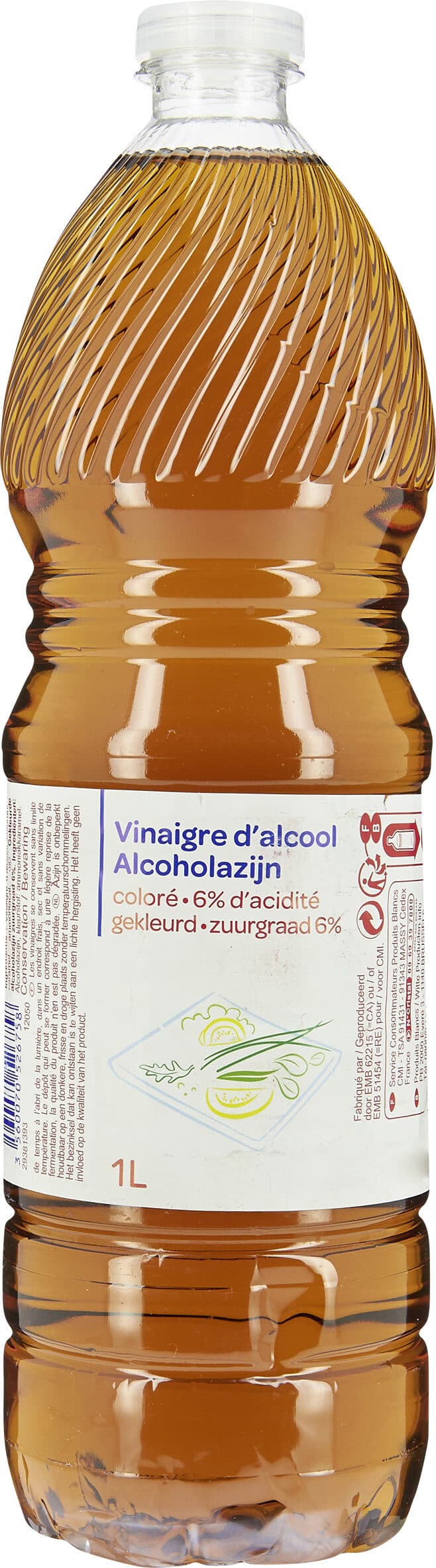 Carrefour Vinaigre d'alcool coloré packshot